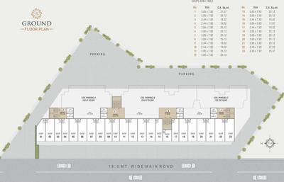 Project Image of 579.74 - 580.0 Sq.ft 2 BHK Apartment for buy in Siddharth 121