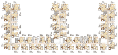Project Image of 900.0 - 1750.0 Sq.ft 2 BHK Apartment for buy in GM Global Techies Town Tower C