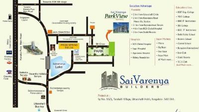 Project Image of 880.0 - 1120.0 Sq.ft 2 BHK Apartment for buy in Sai Varenya Parkview