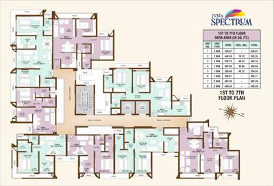 Project Image of 353.05 - 587.49 Sq.ft 1 BHK Apartment for buy in JVM Spectrum