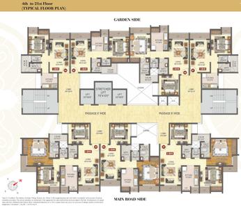 Project Image of 357.25 - 1092.75 Sq.ft 1 RK Apartment for buy in Al Mantasha The Heavens Palace Phase III