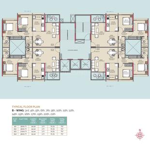 Project Image of 1396 Sq.ft 3 BHK Apartment / Flat for sale in Charholi Budruk for Rs. 9300000