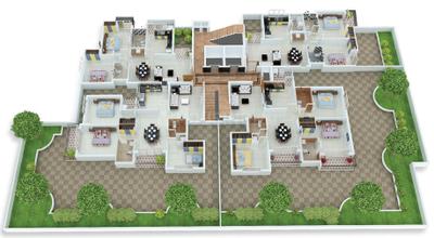 Project Image of 1225.0 - 1625.0 Sq.ft 2 BHK Apartment for buy in Olive Karenina