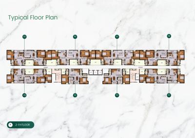 Project Image of 1908.0 - 2140.0 Sq.ft 3 BHK Apartment for buy in Navins Cedar At Starwood Towers