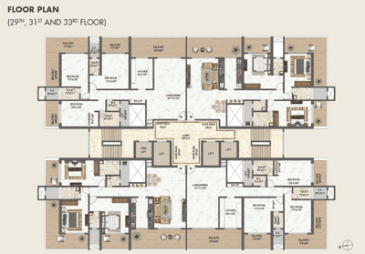 Project Image of 0.0 - 1356.25 Sq.ft 3 BHK Apartment for buy in Dream Avalon