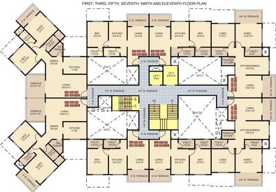 Project Image of 459.0 - 715.0 Sq.ft 1 BHK Apartment for buy in Shree Sentosa Pride Wing C