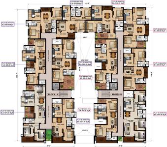 Project Image of 849.0 - 1250.0 Sq.ft 2 BHK Apartment for buy in Kalpataru Royale