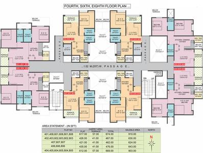 Project Image of 467.0 - 772.0 Sq.ft 1 BHK Apartment for buy in Omm Aashiana