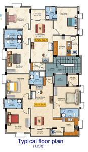 Project Image of 0.0 - 1225.0 Sq.ft 3 BHK Apartment for buy in KG Shri Sai Kiruba