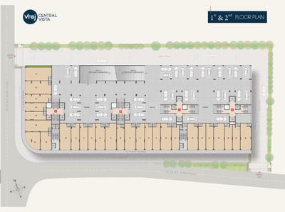 Project Image of 1195.0 - 1485.0 Sq.ft 2 BHK Apartment for buy in Vraj Central Vista