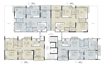 Project Image of 1709.0 - 3455.0 Sq.ft 3 BHK Apartment for buy in Appaswamy Cerus