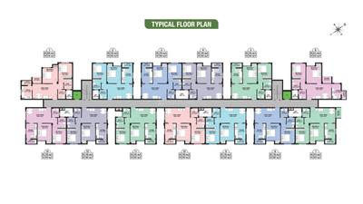 Project Image of 780.0 - 815.0 Sq.ft 2 BHK Apartment for buy in Arun Four Greens II