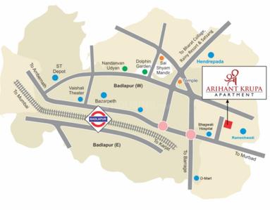 Project Image of 635.0 - 860.0 Sq.ft 1 BHK Apartment for buy in Shree Arihant Krupa