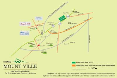 Project Image of 1490.0 - 2710.0 Sq.ft 3 BHK Apartment for buy in Mapsko Mount Ville