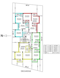 Siddhi Apartment Siddhi Apartment Cluster Plan for 1st Floor 1