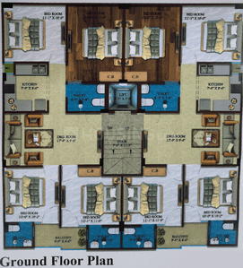 Project Image of 0.0 - 1500.0 Sq.ft 4 BHK Builder Floor for buy in JMD Aashirwad Apartment