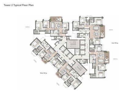 Project Image of 1158.0 - 2343.0 Sq.ft 3 BHK Apartment for buy in Lodha Aureus