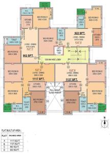 Project Image of 862.0 - 1137.0 Sq.ft 2 BHK Apartment for buy in Jubilee Apartment
