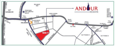 Project Image of 325.0 - 646.0 Sq.ft 1 BHK Apartment for buy in Signature Global Andour Heights
