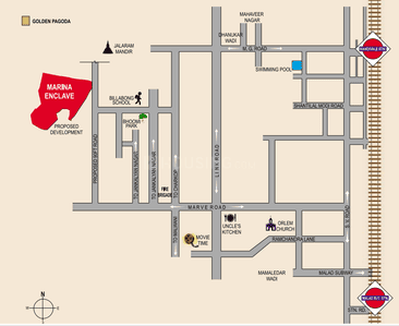 Project Image of 688.0 - 929.0 Sq.ft 2 BHK Apartment for buy in Gurukrupa Marina Enclave Wing J K L Phase I
