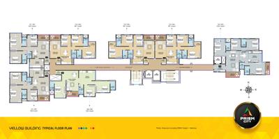 Project Image of 891.0 - 1294.0 Sq.ft 3 BHK Apartment for buy in Swastik Prism City Yellow