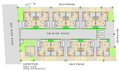 Project Image of 1805.97 - 1938.58 Sq.ft 4 BHK Villa for buy in Vardhman Vraj Villa