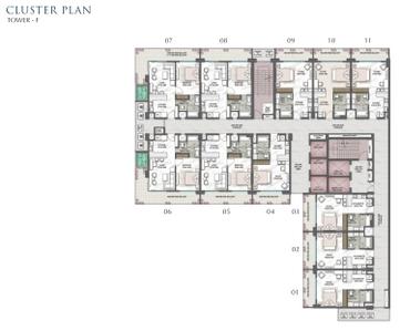 Project Image of 2075.0 - 2770.0 Sq.ft 3 BHK Apartment for buy in Delphine