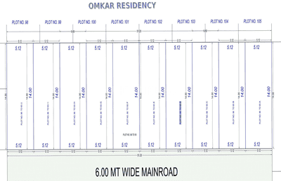 Project Image of 0.0 - 771.56 Sq.ft Residential Plot Plot for buy in Omkar Residency