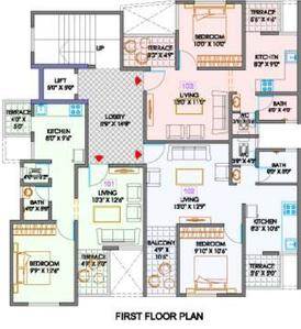 Project Image of 449.39 - 717.63 Sq.ft 1 BHK Apartment for buy in Pathan Paradise