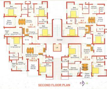 Project Image of 1049.0 - 1481.0 Sq.ft 2 BHK Apartment for buy in Rajparis Raj Castle