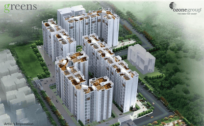 Project Image of 434.0 - 1059.0 Sq.ft 1 BHK Apartment for buy in Ozone Greens Phase 2