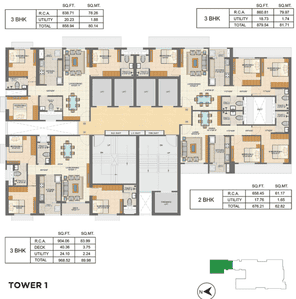 Project Image of 447.46 - 1005.27 Sq.ft 1 BHK Apartment for buy in Runwal Pinnacle