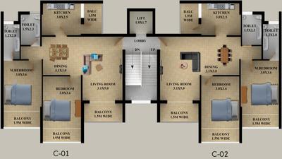 Project Image of 732.0 - 957.0 Sq.ft 2 BHK Apartment for buy in Alcon Sereno