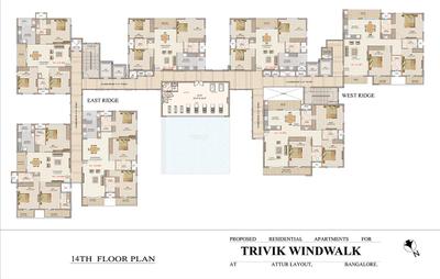 Project Image of 1440.0 - 2038.0 Sq.ft 3 BHK Apartment for buy in Aruna Trivik Windwalk
