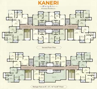 Project Image of 420.01 - 590.08 Sq.ft 1 BHK Apartment for buy in Kaneri Heights