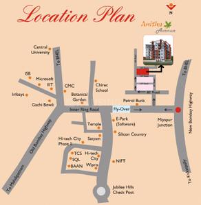 Project Image of 1710.0 - 1800.0 Sq.ft 3 BHK Apartment for buy in Srinilaya Anitha Avenue