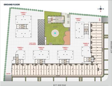 Project Image of 446.59 - 669.73 Sq.ft 2 BHK Apartment for buy in NDK Shilp Aura