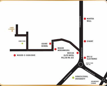 Project Image of 0.0 - 1690.0 Sq.ft 2 BHK Apartment for buy in AM Ahmed Residency