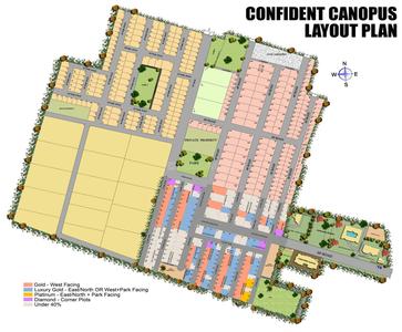 Project Image of 1162.0 - 2324.0 Sq.ft Residential Plot Plot for buy in Confident Canopus 1