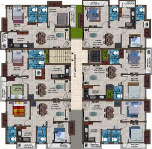 Project Image of 529.0 - 827.0 Sq.ft 1 BHK Apartment for buy in Vijay Raja August
