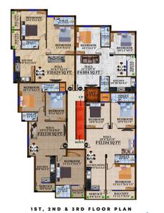 Project Image of 884.0 - 1230.0 Sq.ft 2 BHK Apartment for buy in Avittam Lakshmi Narayana