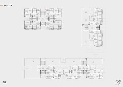 Project Image of 857.24 - 895.66 Sq.ft 3 BHK Apartment for buy in Satyenza The Auralis