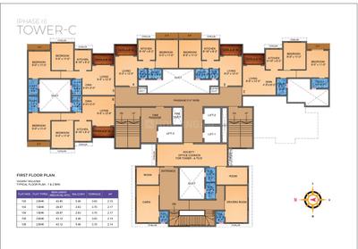 Project Image of 207.31 - 528.08 Sq.ft 1 RK Apartment for buy in Tharwani Vedant Millenia Happiness Phase II Wing C