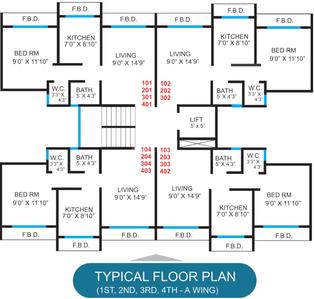 Project Image of 0.0 - 223.0 Sq.ft 1 BHK Apartment for buy in Signature Aqua A B C