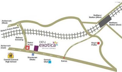 Project Image of 602.0 - 913.0 Sq.ft 1 BHK Apartment for buy in Dev Exotica
