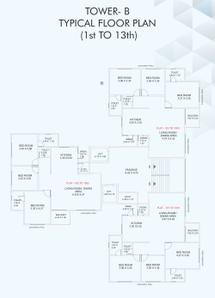 Project Image of 1072.3 - 1149.0 Sq.ft 3 BHK Apartment for buy in Daxon VR Skyline