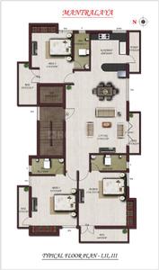Project Image of 1230.0 - 2025.0 Sq.ft 2 BHK Apartment for buy in India Mantralaya