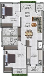 Project Image of 953.0 - 1058.0 Sq.ft 2 BHK Apartment for buy in Avantara