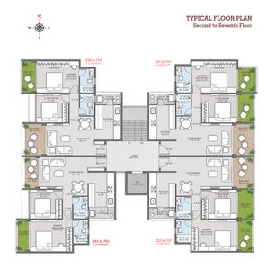 Project Image of 1016.0 - 1187.0 Sq.ft 2 BHK Apartment for buy in Sir Vishveshwarya Society