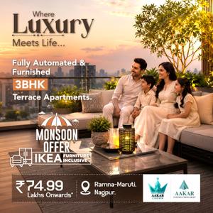 Project Image of 0.0 - 1500.0 Sq.ft 3 BHK Apartment for buy in Aakar Crown